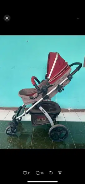Stroller baby elle onyx.