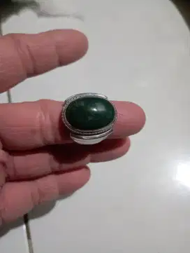 di jual cincin batu bacan doko blm tembus ring monel