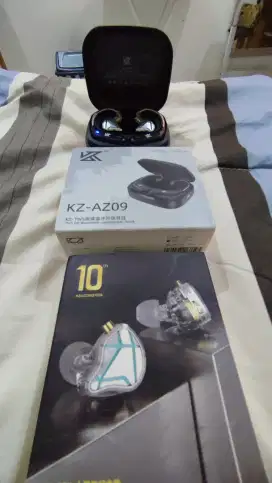 Bluetooth earphone KZ A09 dan Drivers