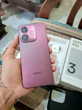 Oppo A3x 4/128 fullset original Garansi resmi