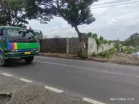 Disewakan Tanah full tembok keliling di kanci jalur Pantura