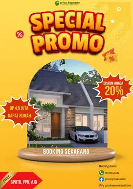 PROMO HINGGA 20% RUMAH SUBSIDI DEKAT PARE