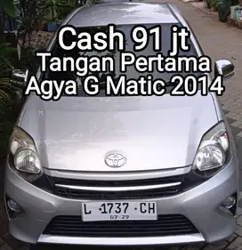 AGYA G 2014 Matic Tangan Pertama AIRBAG+Foglamp Cash91jt PajakJuli2025