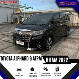 Toyota Alphard  2.5 G ATPM TSS Tahun 2022 Km Antik 2 Rb Record