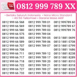 Nomor Cantik Kartu Perdana Simpati 4G 5G Telkomsel Nocan Simpati 9955