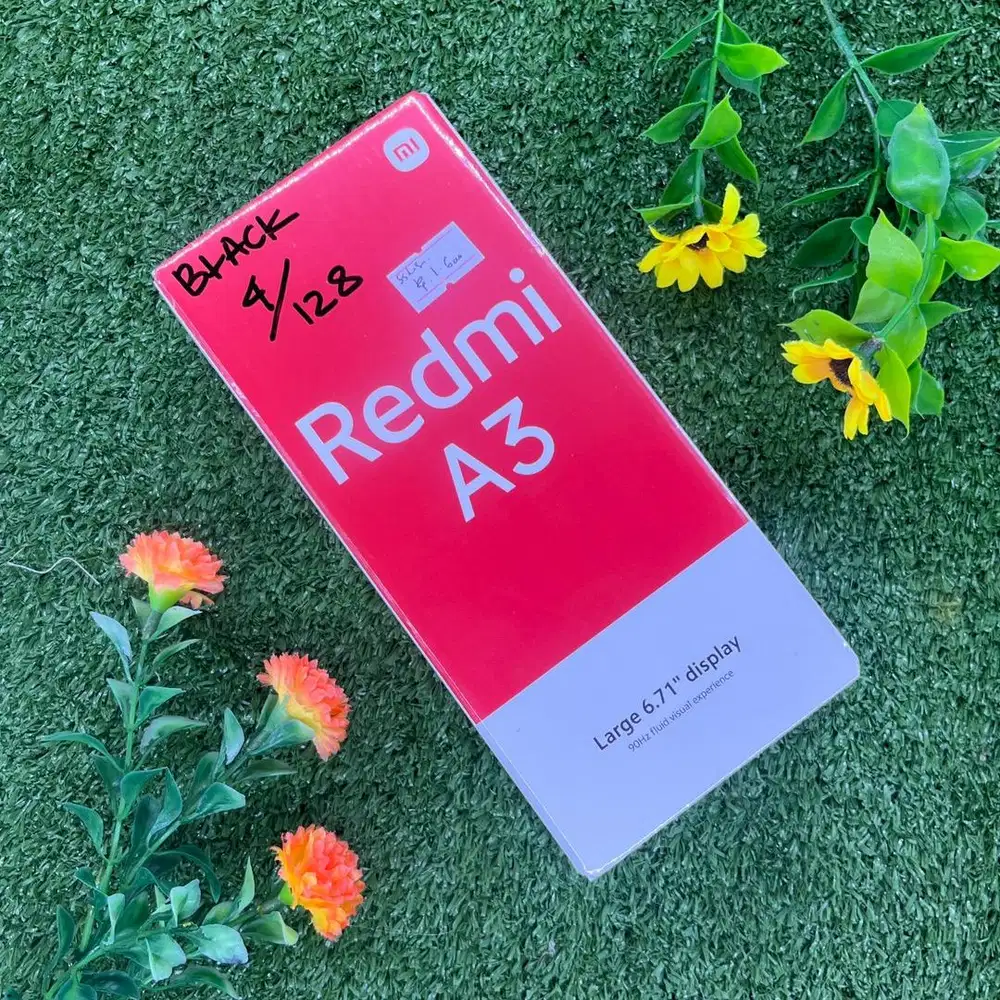 REDMI A3 RAM 4/128GB GARANSI RESMI XIAOMI 15BULAN HANNYCELL