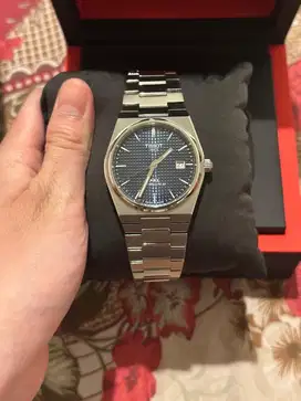 100% LIKE NEW 40MM TISSOT PRX POWERMATIC 80 BLUE DIAL