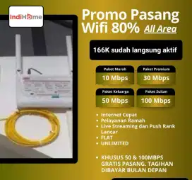 Promo ramadhan. Pasang wifi murah