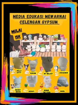 MEDIA EDUKASI MEWARNAI CELENGAN GYPSUM