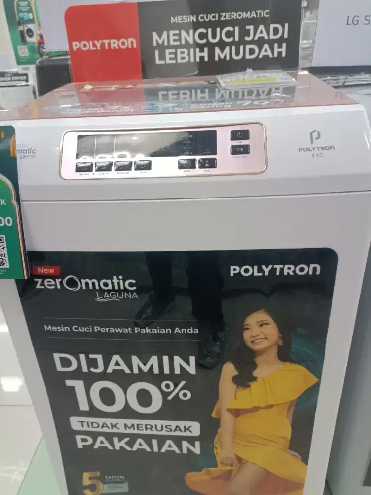 POLYTRON WM TOP LOADING 8 KG WHITE