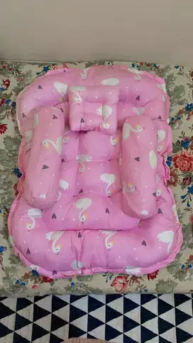 Kasur bayi flamingo pink