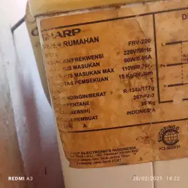 Freezer box Sharp