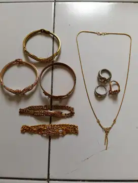Tusuk konde kalung cincin gelang