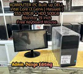 KOMPUTER PC BUILT UP DELL ORI PABRIK ( DESIGN EDITING DAN ADMIN )