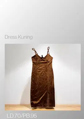 Dress Forever 21 Kuning ( ukuran ada di Foto )