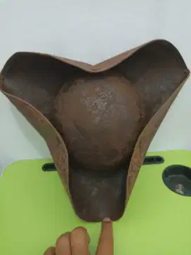 Topi cowboy asli kulit klasik