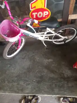 Jual sepedah anak cewe ukuran 18x175 siap pake