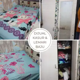 Kasur dan lemari baju
