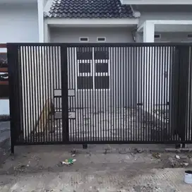 pagar besi minialis dengan bahan terbaik dan berkualitas