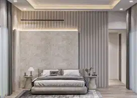 Backdrop tempat tidur tempahan