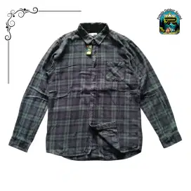 Kemeja Flanel Second BROWNY
