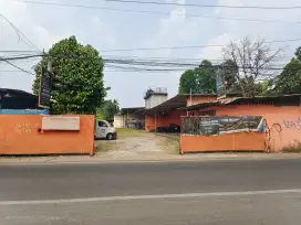 Dijual Tanah plus gudang di Jalan raya Cimuning mustika Jaya Bekasi