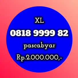 NOMOR CANTIK XL MANIS 9999 82