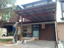 Pemasangan BAJA RINGAN carport