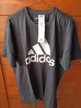 Kaos pria Black logo keren