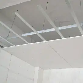 Tukang Pasang Plafon Partisi Jasa Wall Moulding Sekat PVC GRC Gypsum