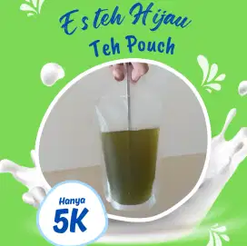 Es teh hijau pouch