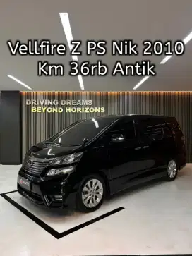 Toyota Vellfire 2.4 Z PS Premium Sound 2011 Hitam B1943AB nik 2010