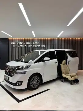 Toyota Vellfire Alphard 2.5 Welcab 2015 Putih Wellcab Wheelchair B5SHM
