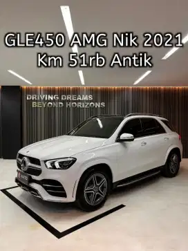 Mercedes Benz GLE 450 GLE450 AMG 2021 Putih D1081AJL Mercy
