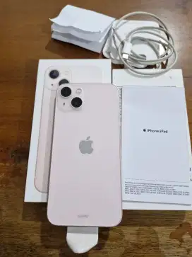 IPHONE 13 128 PINK RESMI IBOX MULUSSS FULSET ORIGINAL