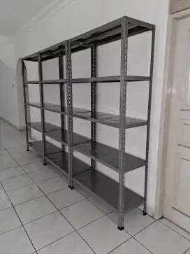 Rak Besi Siku Lubang Rak Gudang Rak Besi 5  Susun 4 Susun