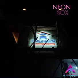 neon box & huruf timbul custom