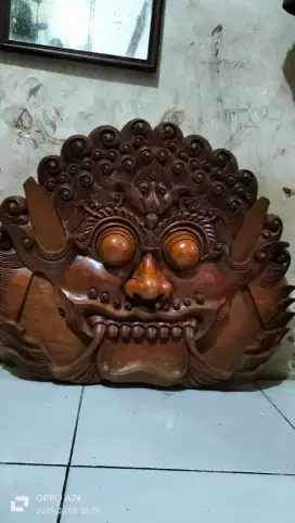 Antik...Hiasan pajangan Kayu jati Barong Bali