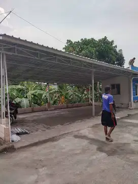 Kanopi Baja Ringan Fleksibel Utk Parkiran Luas, Gudang, Resto, dan Dak