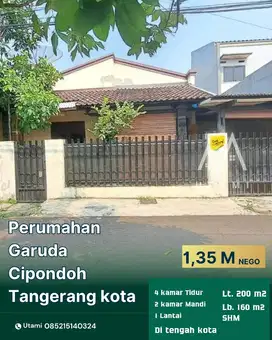 rumah harga termurah komplek garuda cipondoh