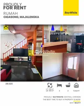 Disewakan Rumah, di KomplekCigasong Majalengka