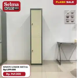 Lemari loker 2 pintu