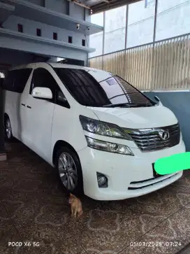 Vellfire 2010 putih type tertinggi pajak hidup panjang