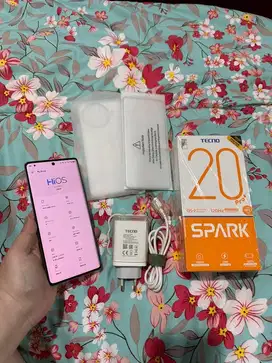 Bekas Tecno Spark 20 Pro Plus 8/256gb garansi juni 2025