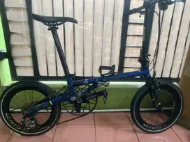 Jual sepeda lipat fnhon gust full bike 10 speed