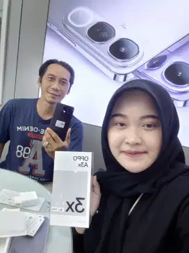 NEW OPPO A3X 4/128 COD FREE ONGKIR BISA KREDIT CICILAN 0%