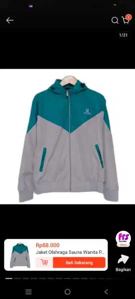 jaket parasut pria wanita
