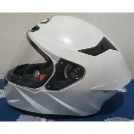 Helm KYT TT Course baru Size M solid white putih