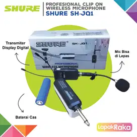 Mic ClipOn Wireless baterai charge | Shure SH-JQ1