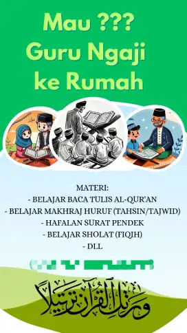 Les Privat Ngaji Al-Qur'an Plus